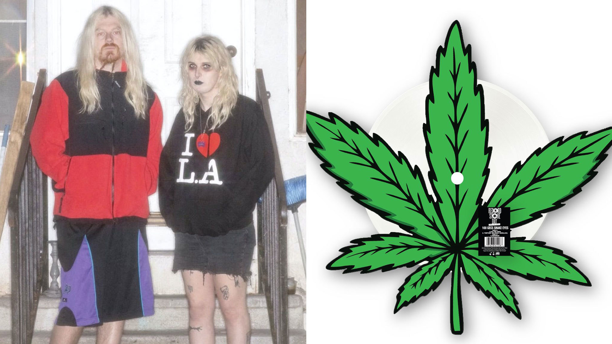 100 gecs to release Snake Eyes EP as die-cut weed vinyl… | Kerrang!