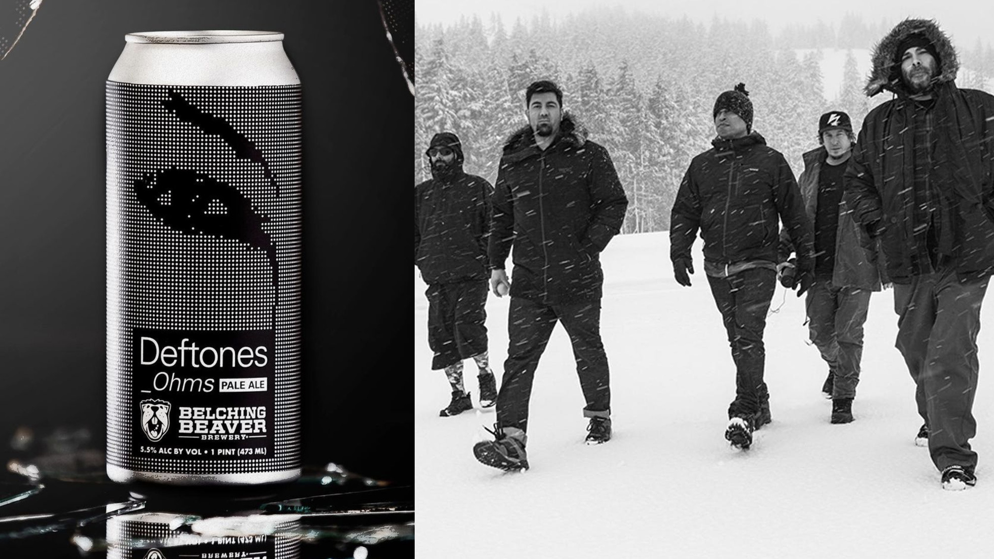 DEFTONES Empty Can BELCHING BEAVER Brewing White Pony IPA 20th Anniversary 