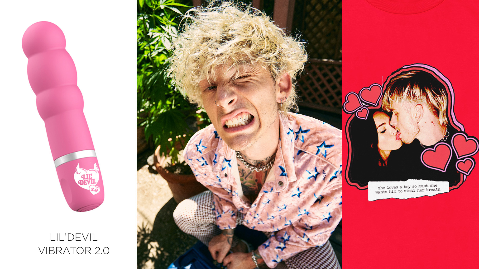 MGK unveils Valentine s Day merch including a vibrator and Kerrang