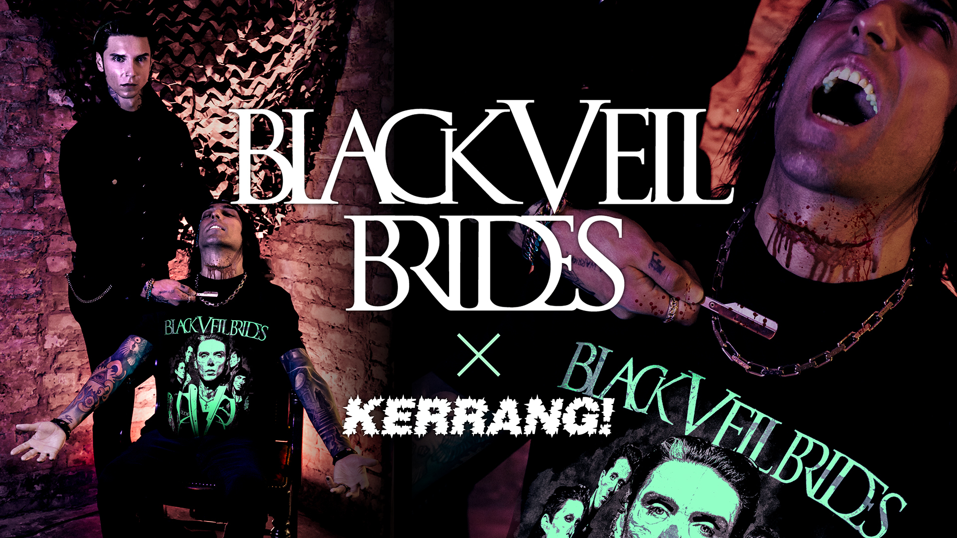 junker designers× BLACK VEIL BRIDES junker designers× BLACK VEIL BRIDES Black Veil Brides arrive for