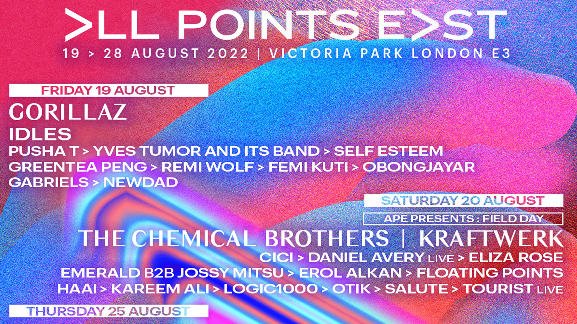 All Points East / Field Day - Victoria Park East London