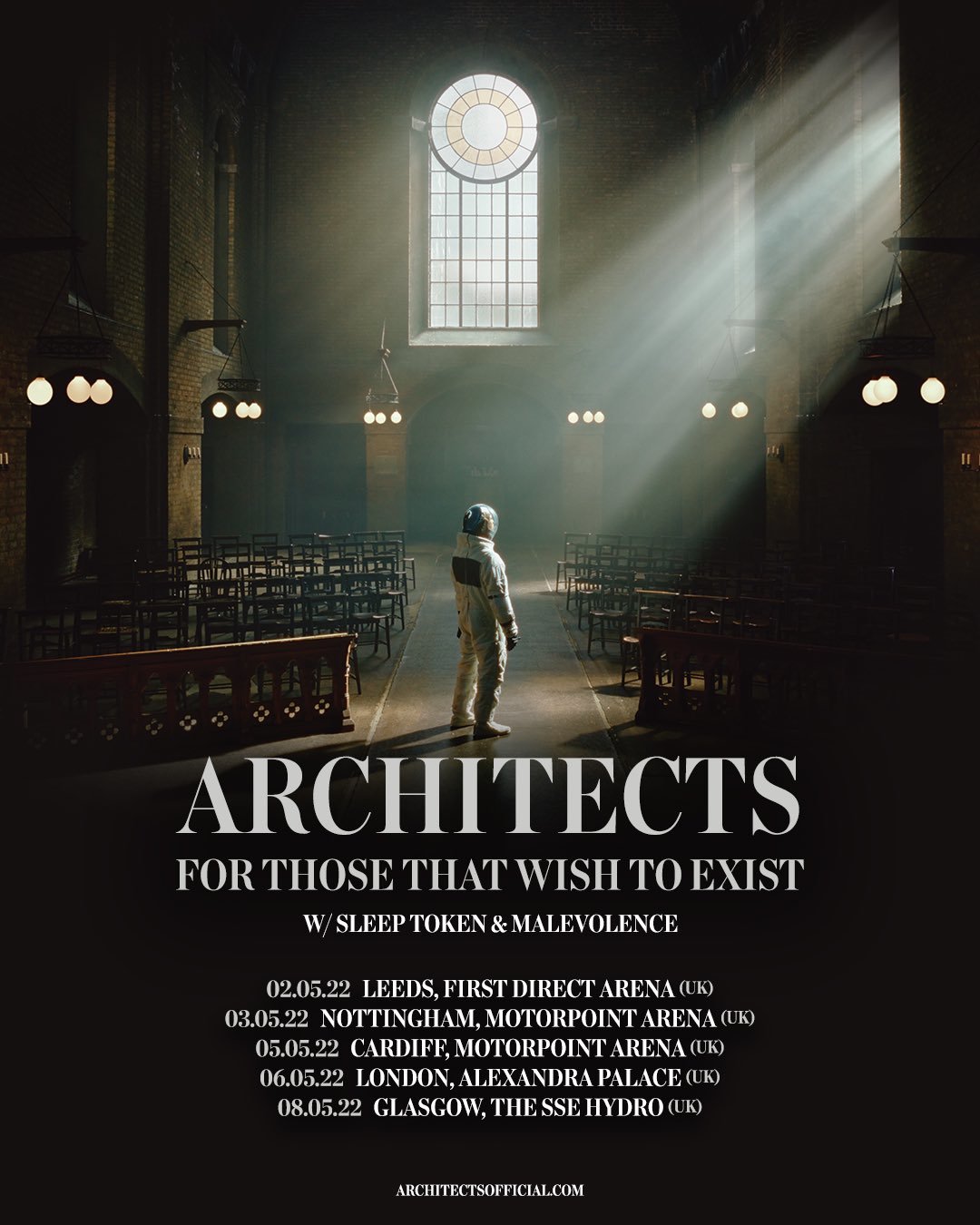 Architects Sleep Token Malevolence UK tour 2022