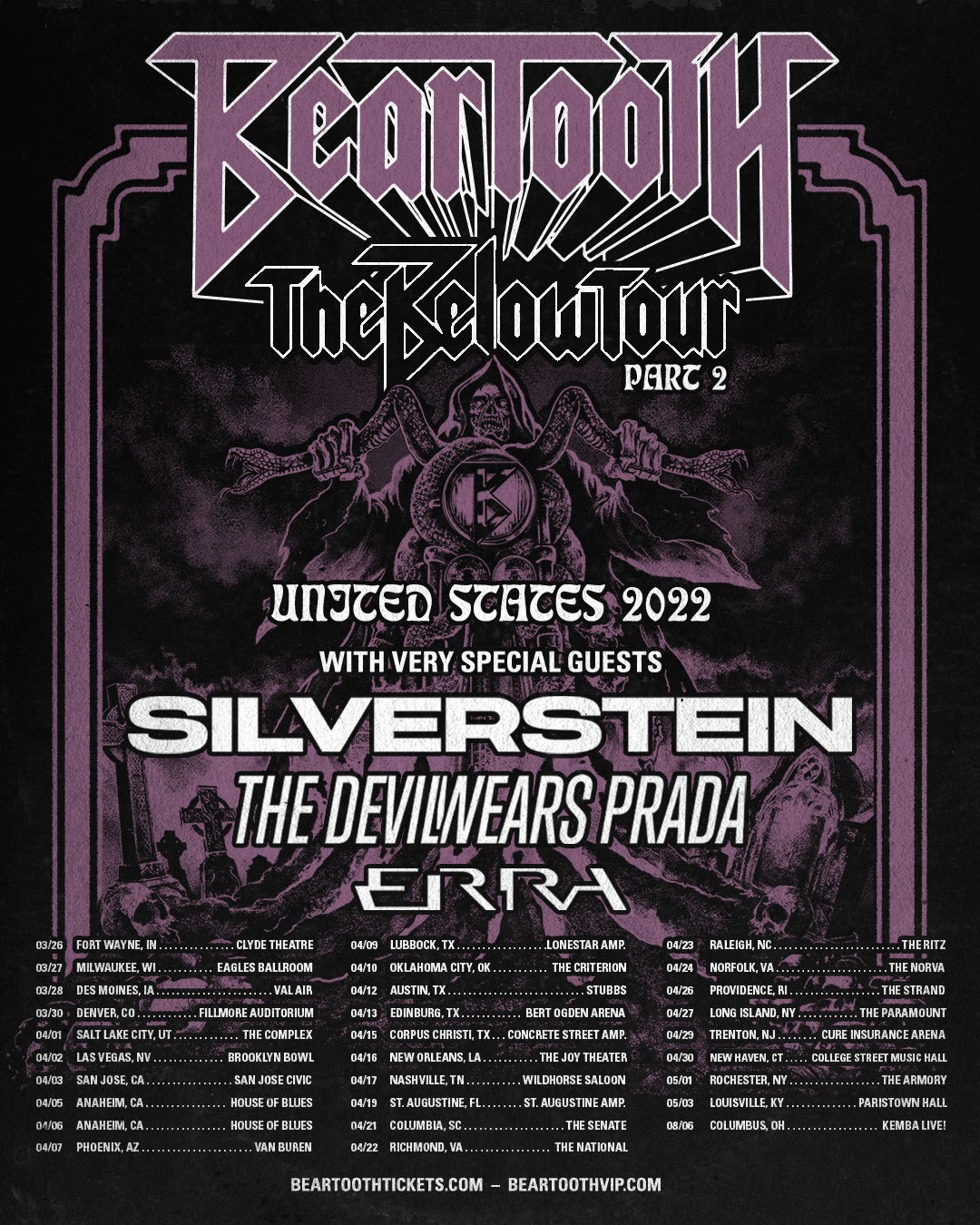 Beartooth announce The Below Tour Part 2 with Silverstein,… | Kerrang!