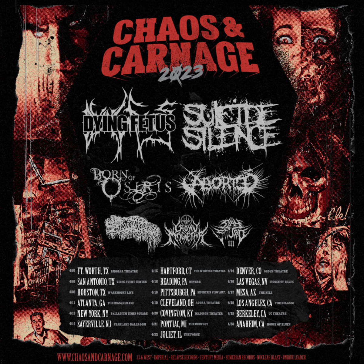 Dying Fetus and Suicide Silence announce Chaos & Carnage… | Kerrang!