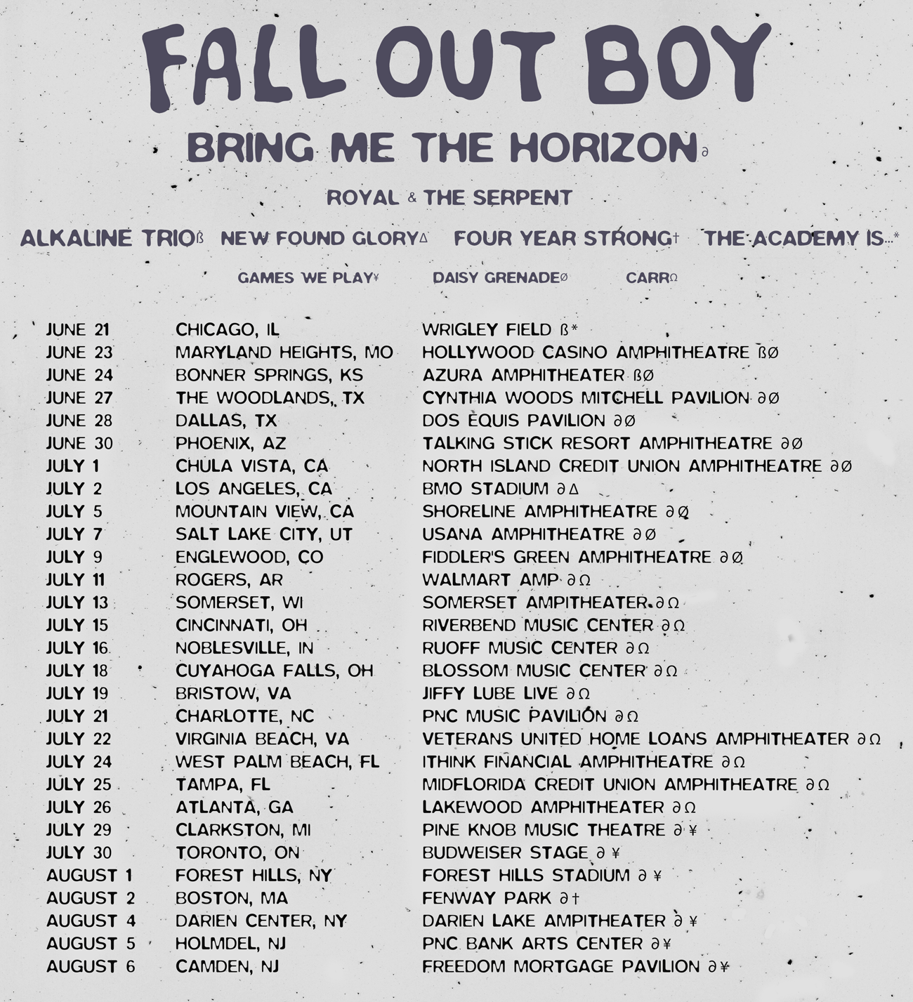 Fall Out Boy announce tour with Bring Me The Horizon and… | Kerrang!