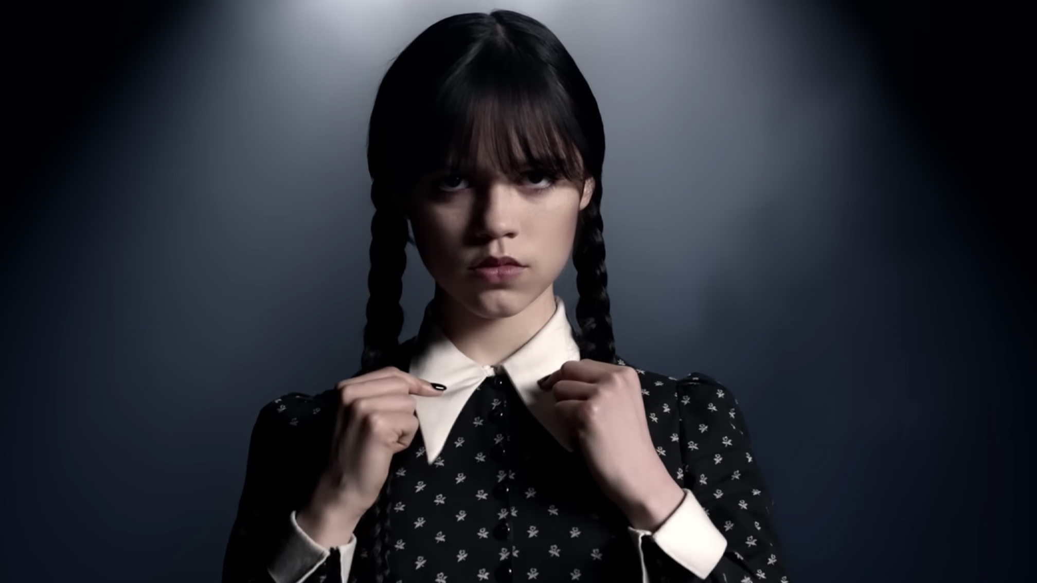 Netflix reveals first look at Jenna Ortega as Wednesday Addams