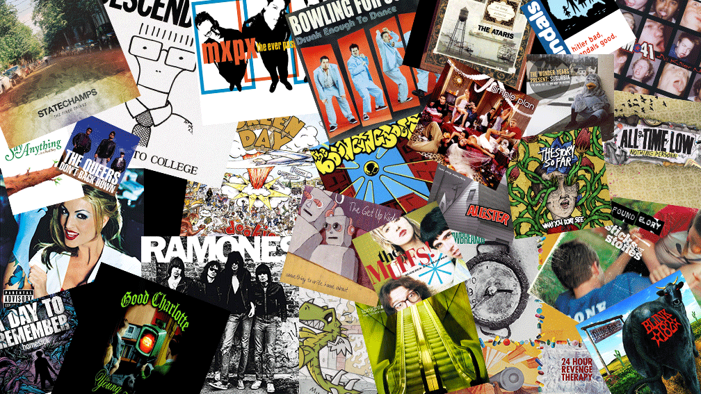 pop punk collage