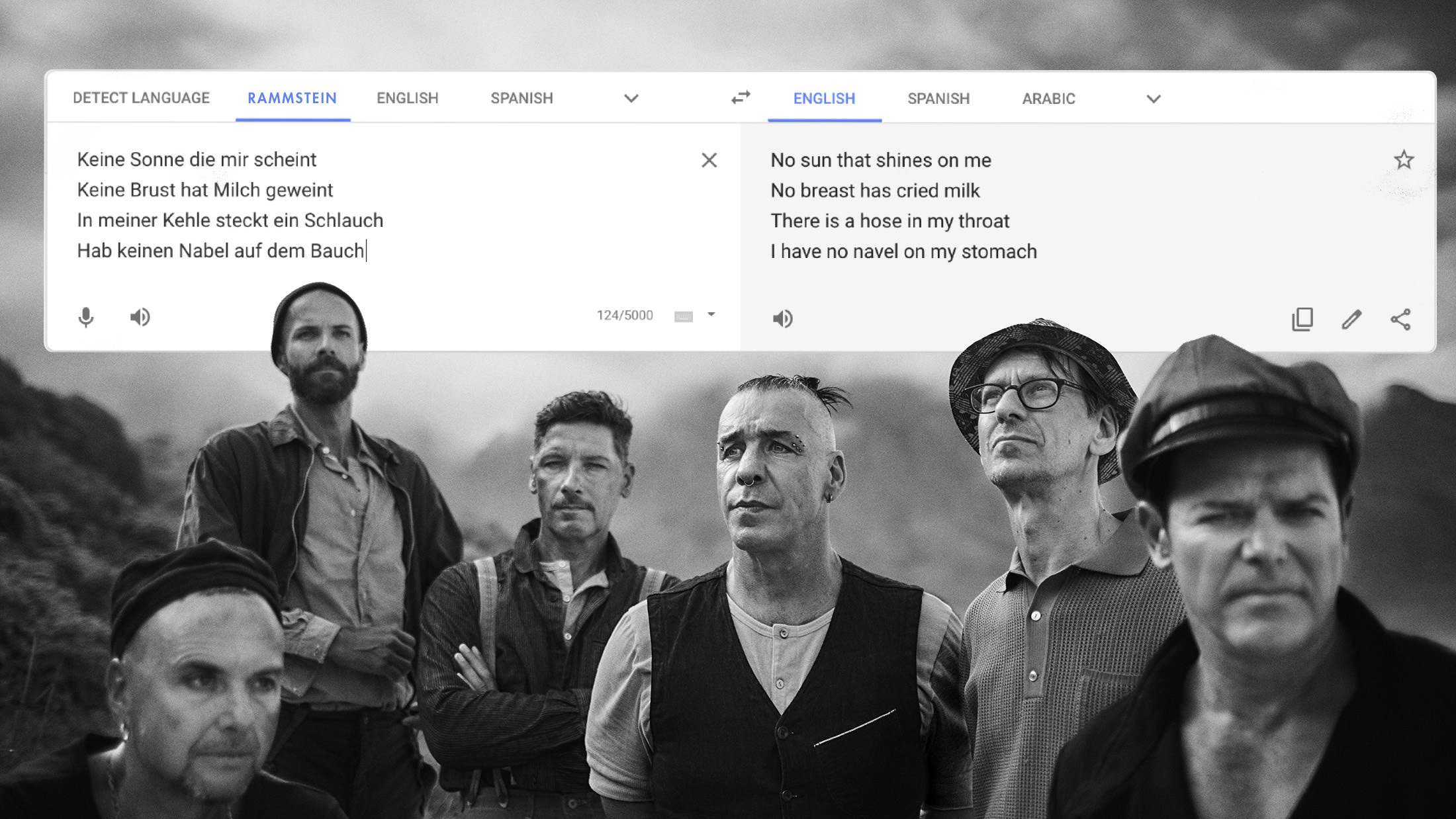 Rammstein's Most Bizarre Lyrics (When Put Through Google Translate) - ...