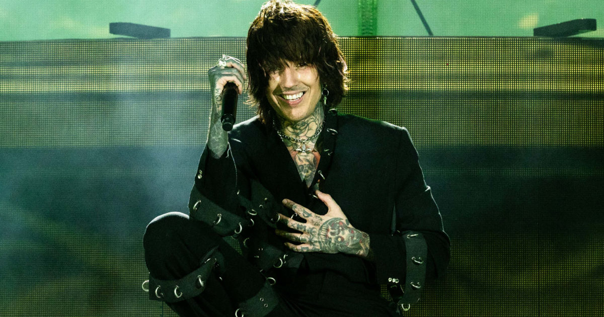 Oli Sykes of Bring Me The Horizon, Blossom Music Center, 07.18.2023.