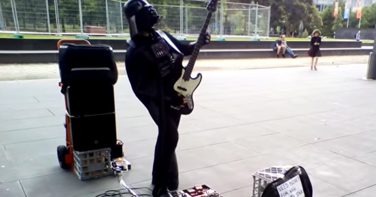 Watch Darth Vader Busking And Playing Rage Against The… | Kerrang!