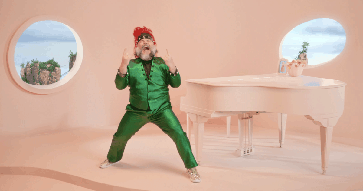 Jack Black entra na Billboard Hot 100 com a canção Peaches, do