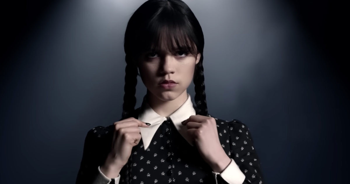 Netflix Share First Look At Jenna Ortega As Wednesday Addams In New Tim Burton Spin Off Series 