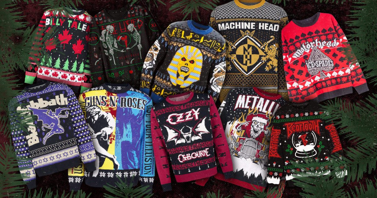 12 band Christmas jumpers that are so ugly they re Kerrang