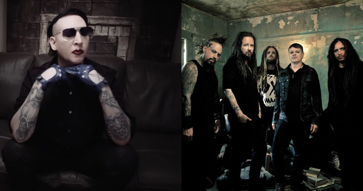 Marilyn Manson Admits He Regularly Pissed On Korn's… | Kerrang! Marilyn Manson Admits He Regularly Pissed On Korn's… | Kerrang!