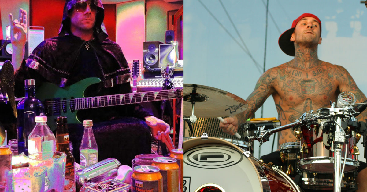 Limp Bizkit s Wes Borland And blink 182 s Travis Barker Kerrang