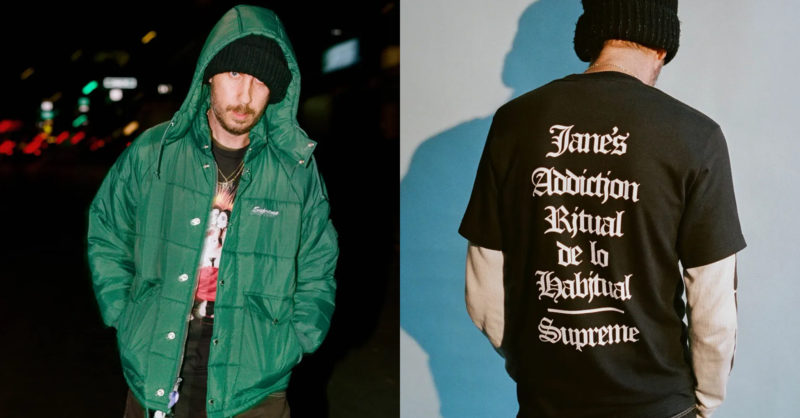 Supreme release official Jane's Addiction autumn collection
