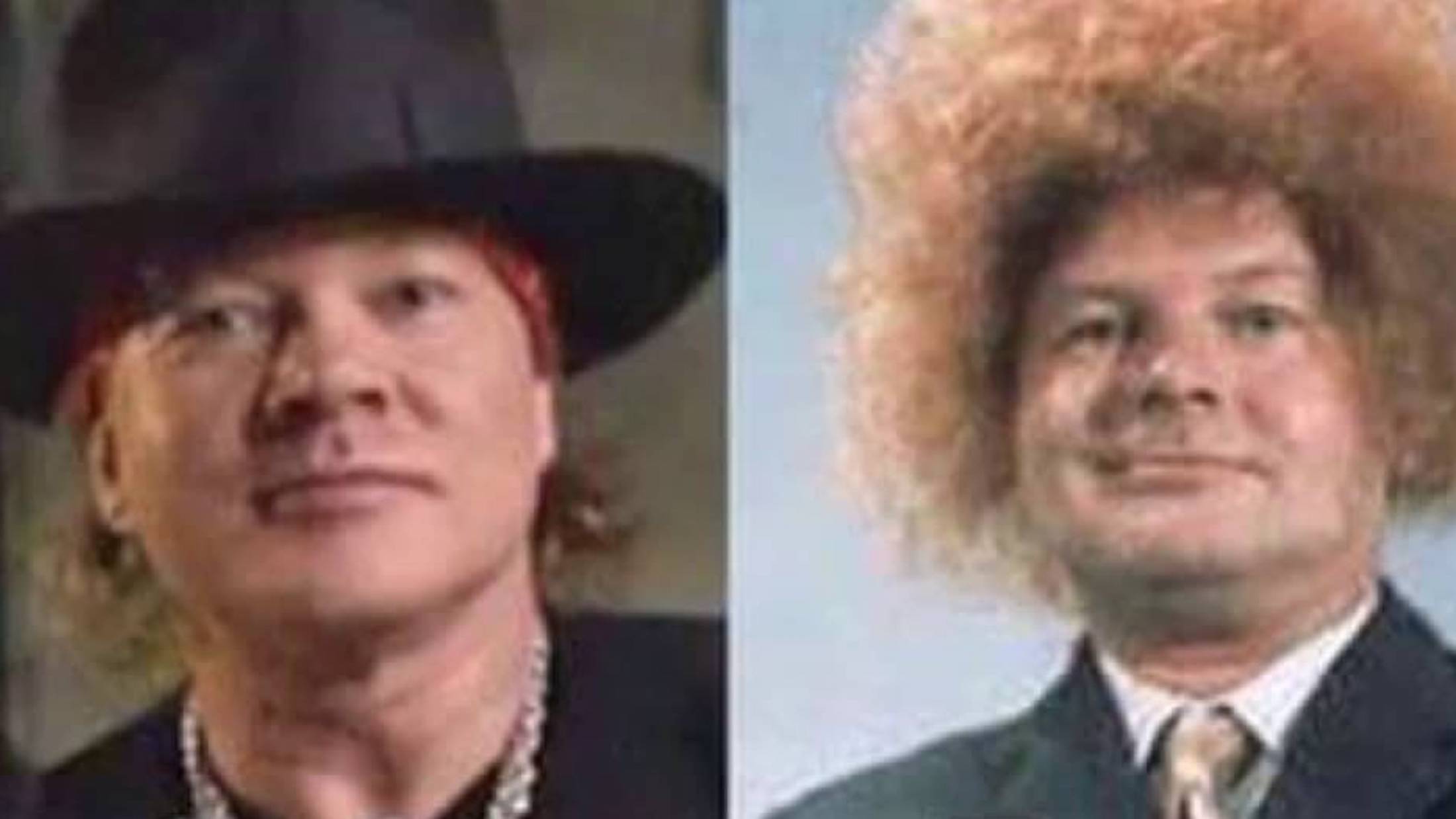 Axl rose and benny hill