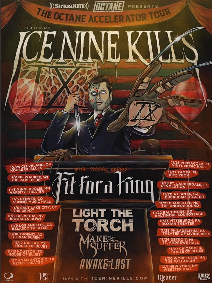 Ice Nine Kills And Fit For A King Announce Fall U.S. Tour