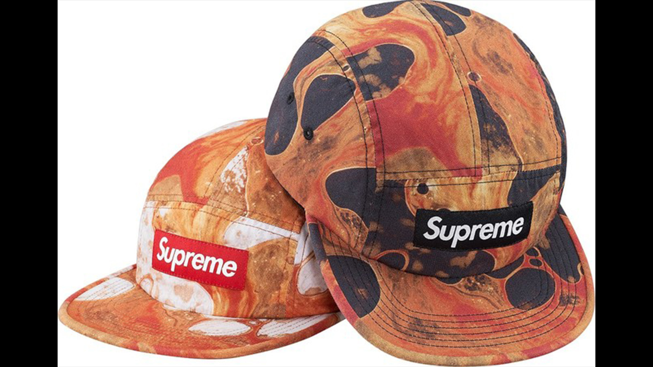 supreme 17FW/Blood And Semen Camp Cap希少 Supreme Blood and Semen Camp Cap Black - FW17 - US